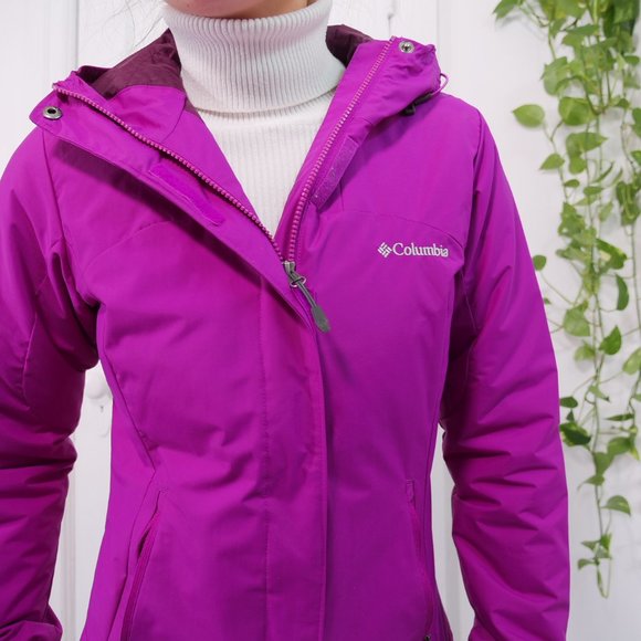 Columbia Fuchsia Wind Jacket, size US S/XS, perfect for skiing! - Picture 11 of 13
